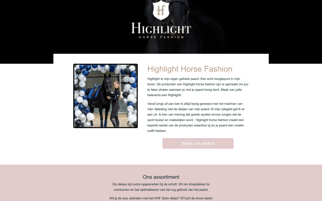 Highlight Horse Fashion