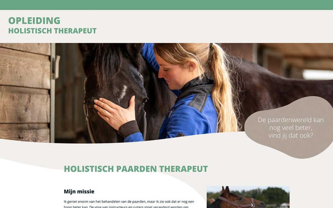 Holistisch paarden therapeut